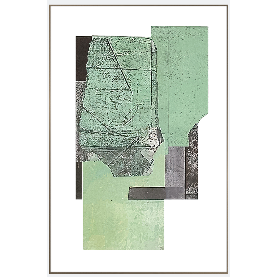 Urban Abstract Layers - Handcrafted Sandstone Wall Art with Modern Abstract Design